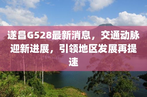 遂昌G528最新消息，交通动脉迎新进展，引领地区发展再提速