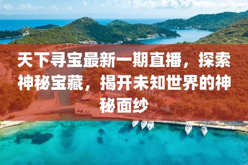 天下寻宝最新一期直播，探索神秘宝藏，揭开未知世界的神秘面纱