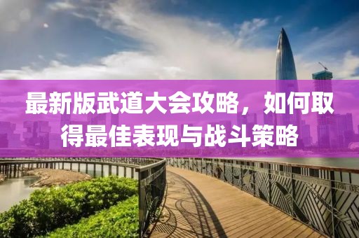 最新版武道大会攻略，如何取得最佳表现与战斗策略