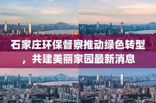 石家庄环保督察推动绿色转型，共建美丽家园最新消息