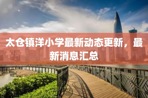 太仓镇洋小学最新动态更新，最新消息汇总