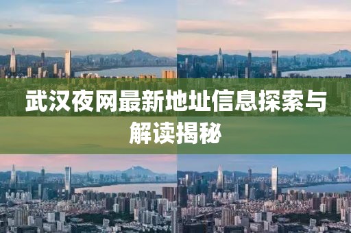 武汉夜网最新地址信息探索与解读揭秘