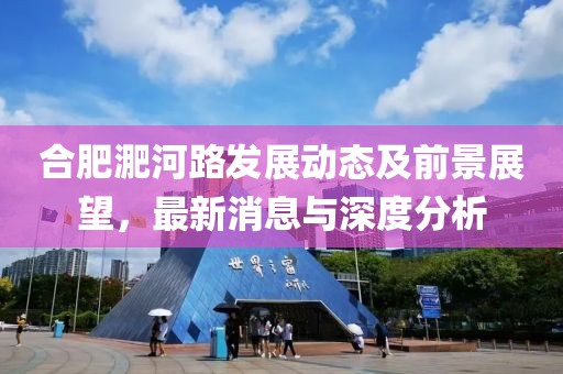 合肥淝河路发展动态及前景展望，最新消息与深度分析