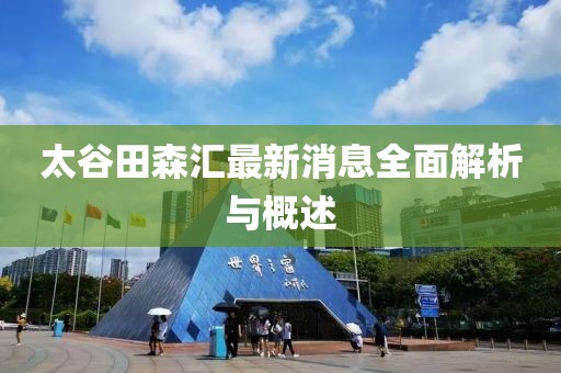太谷田森汇最新消息全面解析与概述