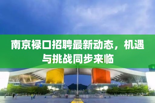 南京禄口招聘最新动态，机遇与挑战同步来临