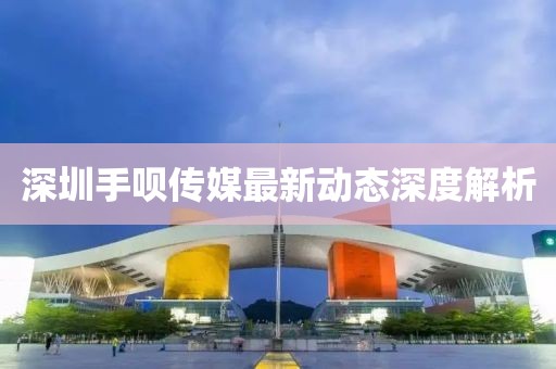 深圳手呗传媒最新动态深度解析
