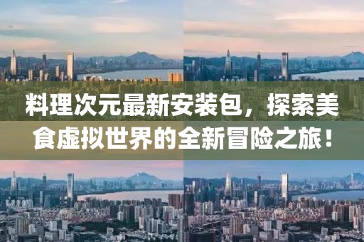 料理次元最新安装包，探索美食虚拟世界的全新冒险之旅！