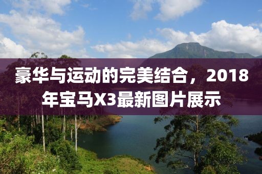豪华与运动的完美结合，2018年宝马X3最新图片展示
