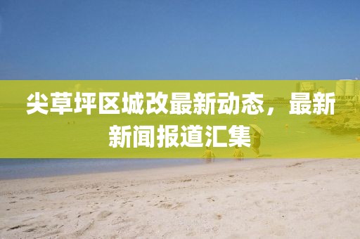 尖草坪区城改最新动态，最新新闻报道汇集