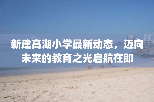 新建高湖小学最新动态，迈向未来的教育之光启航在即