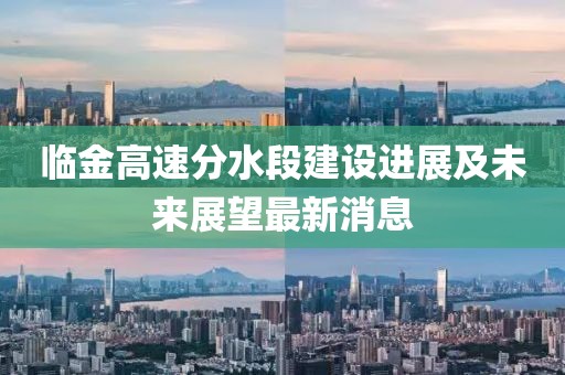 临金高速分水段建设进展及未来展望最新消息