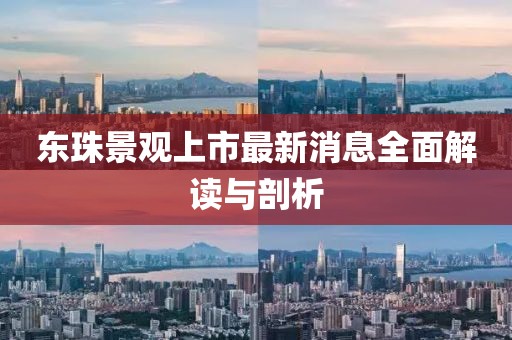 东珠景观上市最新消息全面解读与剖析