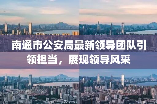 南通市公安局最新领导团队引领担当，展现领导风采
