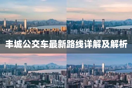 丰城公交车最新路线详解及解析