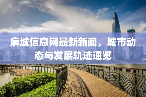 麻城信息网最新新闻，城市动态与发展轨迹速览