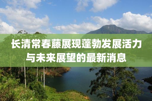 长清常春藤展现蓬勃发展活力与未来展望的最新消息