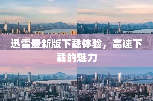 迅雷最新版下载体验，高速下载的魅力