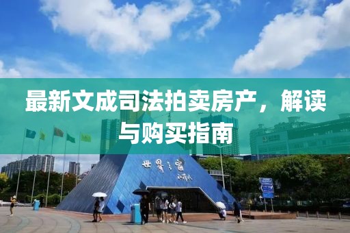 最新文成司法拍卖房产，解读与购买指南