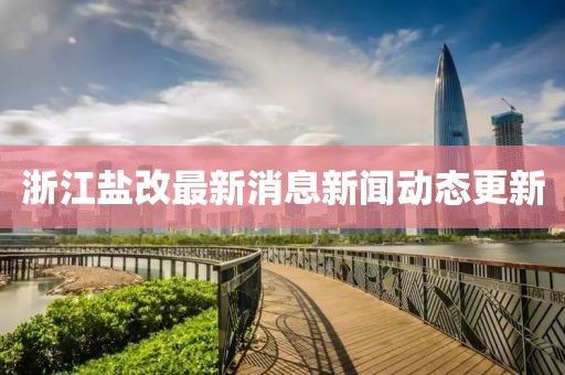 浙江盐改最新消息新闻动态更新