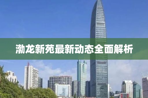 渤龙新苑最新动态全面解析