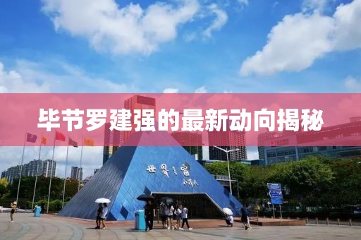 毕节罗建强的最新动向揭秘