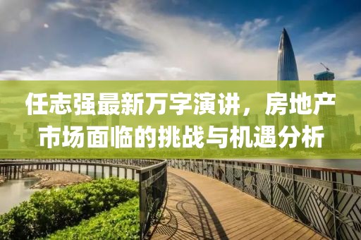 任志强最新万字演讲，房地产市场面临的挑战与机遇分析