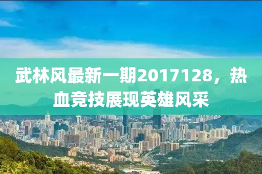 武林风最新一期2017128，热血竞技展现英雄风采