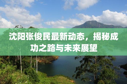 沈阳张俊民最新动态，揭秘成功之路与未来展望