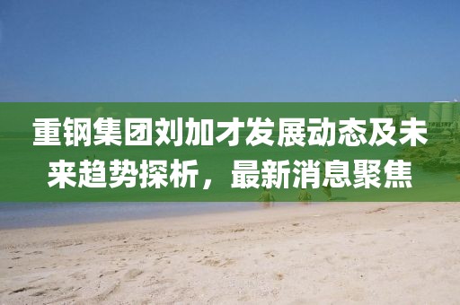 重钢集团刘加才发展动态及未来趋势探析，最新消息聚焦