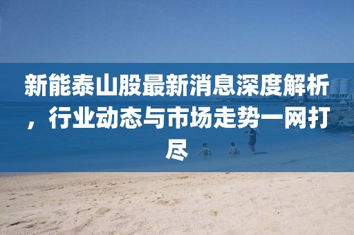 新能泰山股最新消息深度解析，行业动态与市场走势一网打尽
