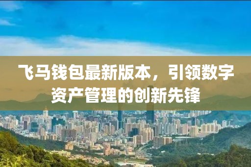 飞马钱包最新版本，引领数字资产管理的创新先锋