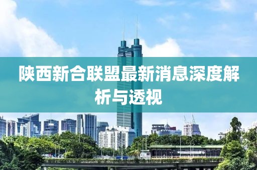 陕西新合联盟最新消息深度解析与透视