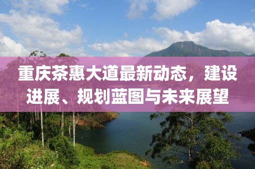 重庆茶惠大道最新动态，建设进展、规划蓝图与未来展望