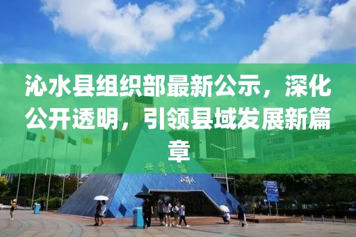 沁水县组织部最新公示，深化公开透明，引领县域发展新篇章