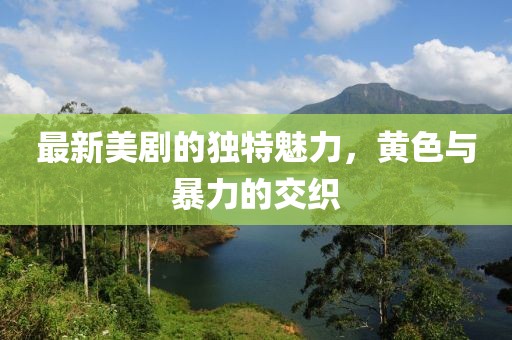 最新美剧的独特魅力，黄色与暴力的交织