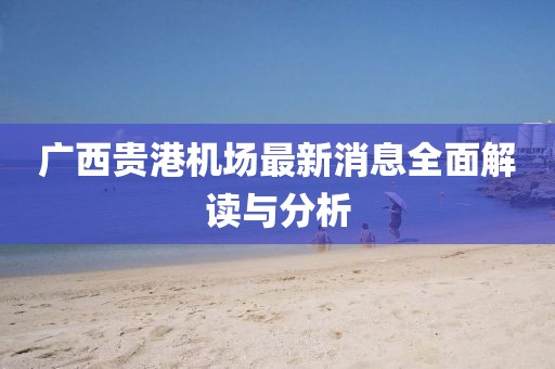 广西贵港机场最新消息全面解读与分析