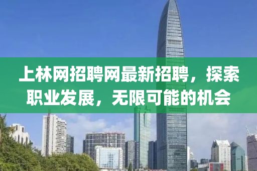 上林网招聘网最新招聘，探索职业发展，无限可能的机会