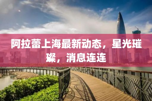 阿拉蕾上海最新动态，星光璀璨，消息连连