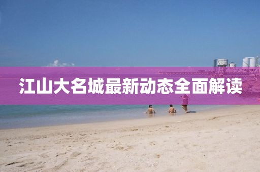 江山大名城最新动态全面解读