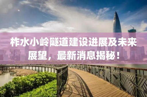 柞水小岭隧道建设进展及未来展望，最新消息揭秘！