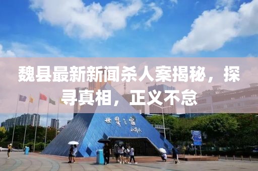 魏县最新新闻杀人案揭秘，探寻真相，正义不怠