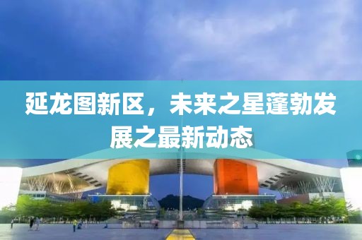 延龙图新区，未来之星蓬勃发展之最新动态