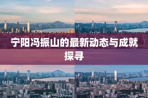 宁阳冯振山的最新动态与成就探寻