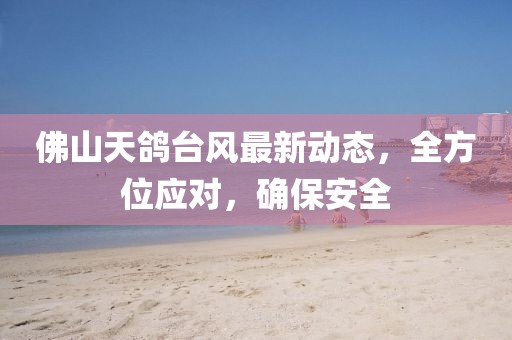 佛山天鸽台风最新动态，全方位应对，确保安全