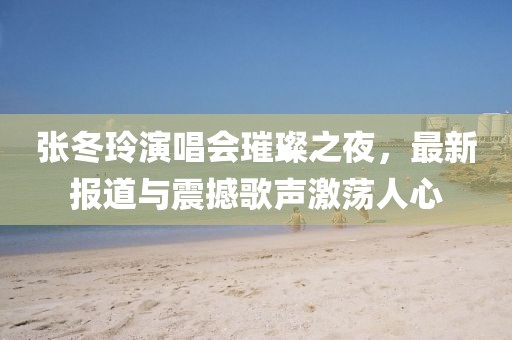 张冬玲演唱会璀璨之夜，最新报道与震撼歌声激荡人心