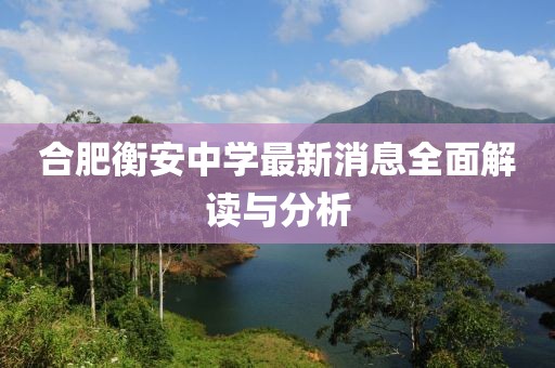 合肥衡安中学最新消息全面解读与分析
