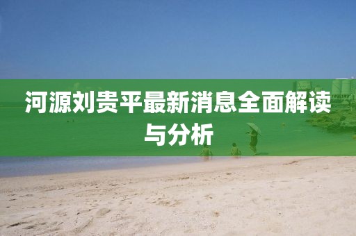 河源刘贵平最新消息全面解读与分析