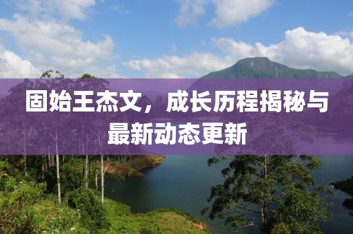 固始王杰文，成长历程揭秘与最新动态更新