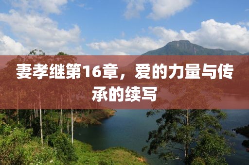 妻孝继第16章，爱的力量与传承的续写