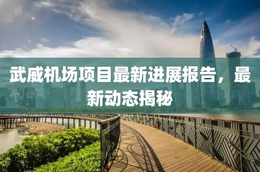 武威机场项目最新进展报告，最新动态揭秘